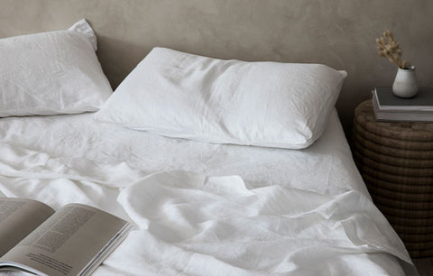Linen Sheet Set with Pillowcases