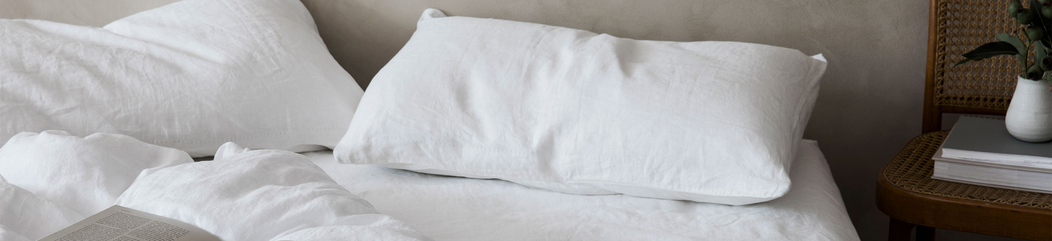 White Linen Bed