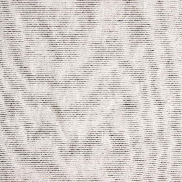 A close up of the Pinstripe linen fabric. Sizes: Queen, King, Extra Deep King