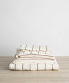 Linen Sheet Set with Pillowcases - Cedar Stripe