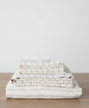 Linen Sheet Set with Pillowcases - Pencil Stripe