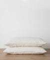 Set of Linen Pillowcases Pencil Stripe