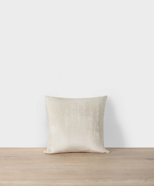 Talik Velvet Square Cushion Cover - Cream
