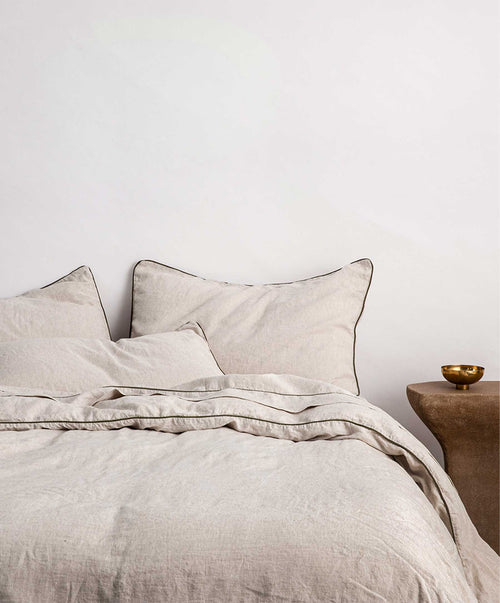 Australian organic store linen duvet cover