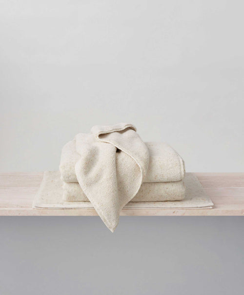 Speckle Sheet Bundle in natural linen with soft texture and breathable quality for luxurious sustainable bedding The beauty of home