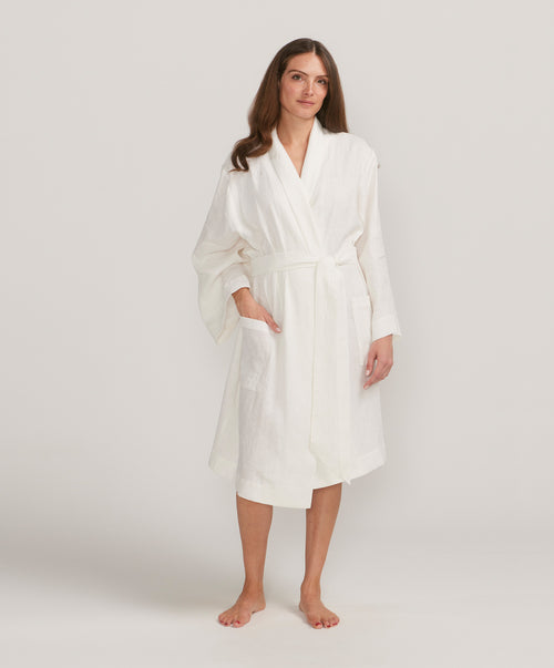 Linen Robe Edition I - Ivory
