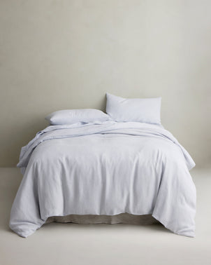 Linen Duvet Cover - Sky