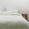 Linen Duvet Cover - Fern Stripe