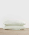 Set of Linen Pillowcases Fern Stripe