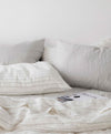 Linen Duvet Cover Set - Pencil Stripe