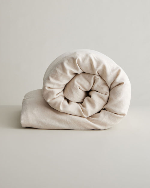 Linen Duvet Cover - Natural