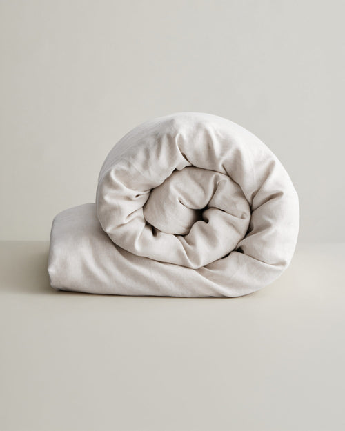 Linen Duvet Cover - Smoke Grey