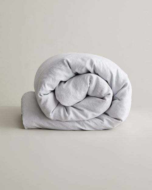 Linen Duvet Cover - Sky