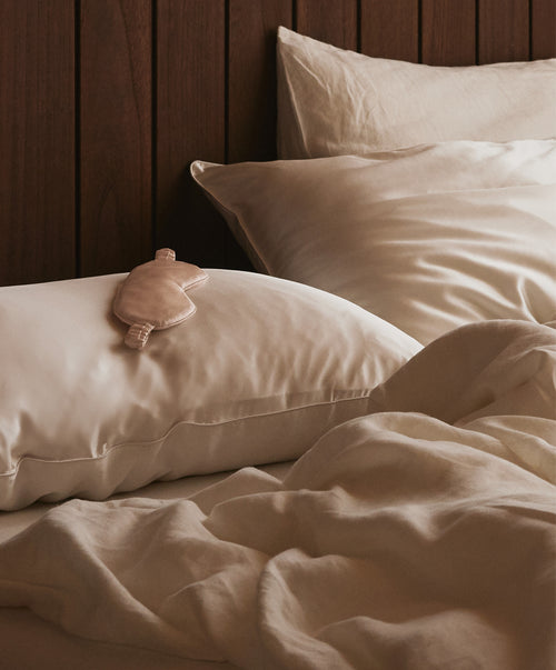 Silk Eye Mask - Blush