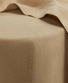 Linen Fitted Sheet - Sand