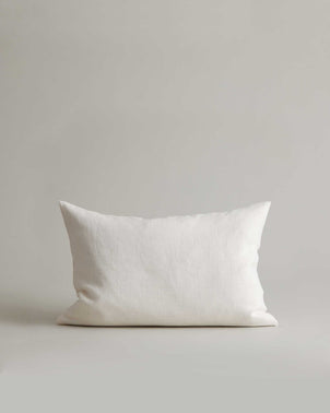Heavyweight Linen Rectangular Cushion Cover - Ivory