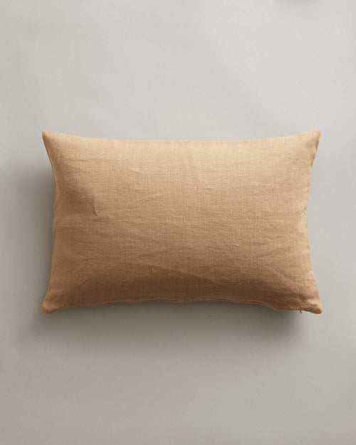 Heavyweight Linen Rectangular Cushion Cover - Sand