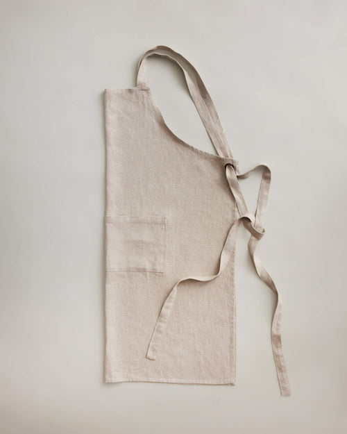 Jude Linen Apron - Natural