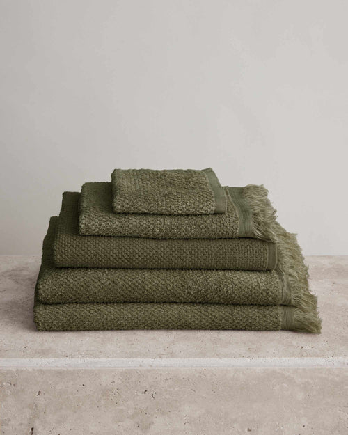 Pure Linen Towel Bundle - Forest