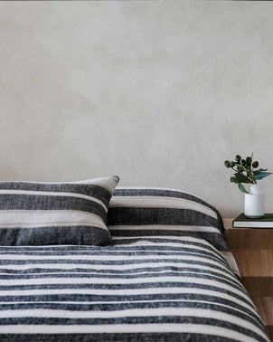 Mira Linen Bedcover - Enzo