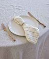 Linen Table Napkins - Pencil Stripe