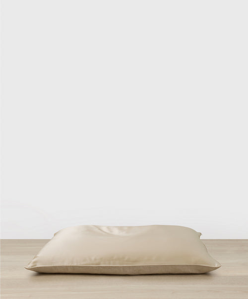 Silk Linen Flip Pillowcase - Natural