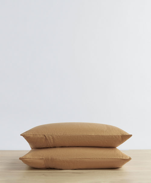 Linen Pillowcases - Sand | CULTIVER - Australia