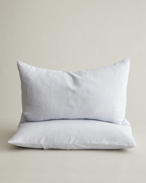 Set of 2 Linen Pillowcases - Sky