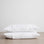 Set of 2 Linen Pillowcases in White