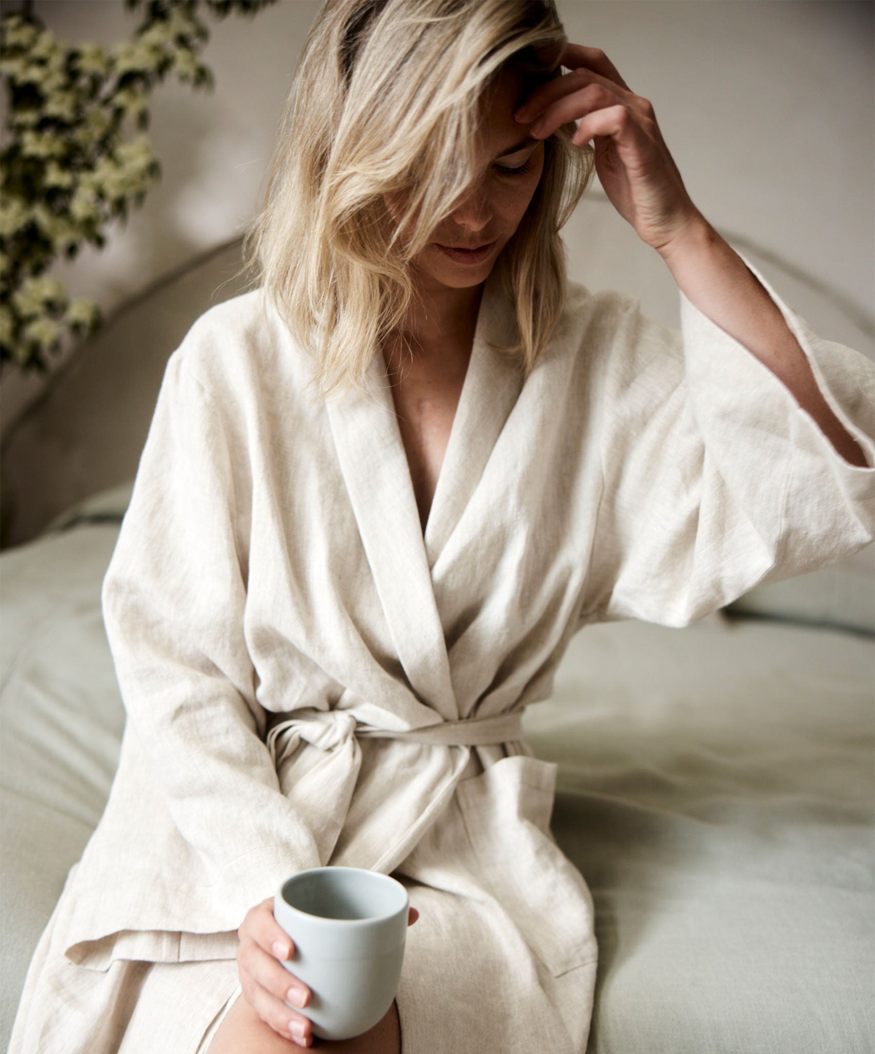 Linen Robe Edition I - Soft OEKO-TEX® Linen | CULTIVER - Australia