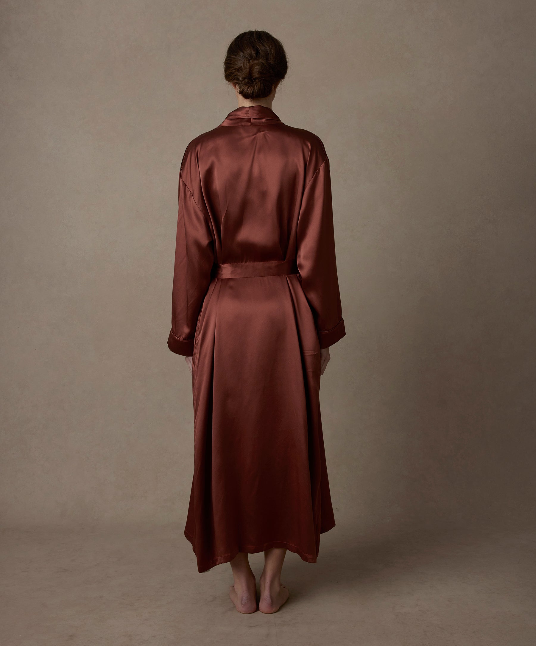 Silk Robe - Cinnabar | CULTIVER - Australia