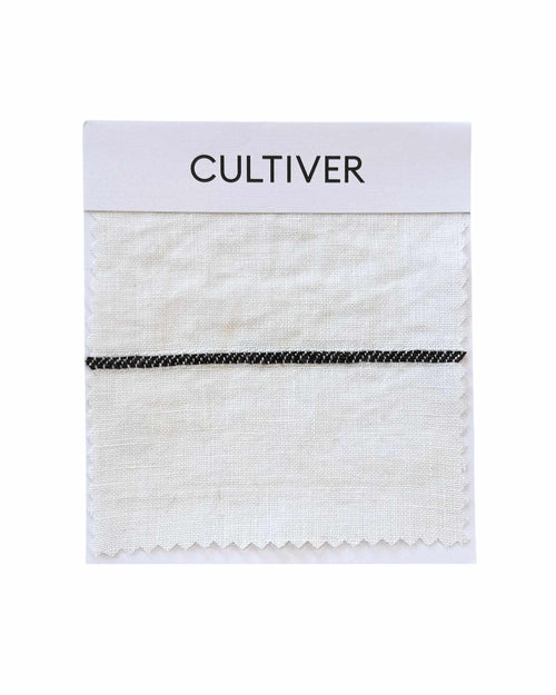Complimentary Swatch Card - Truffle Stripe