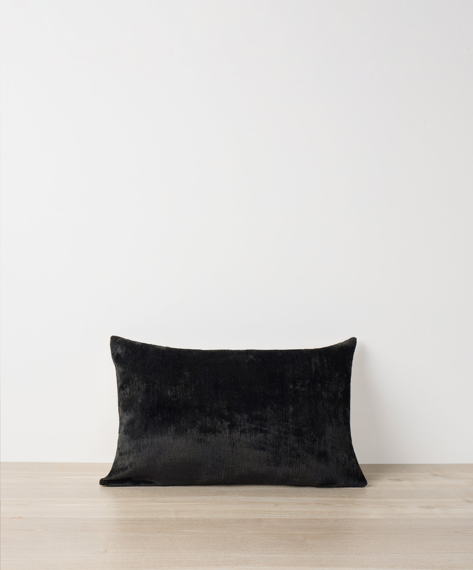 Talik Velvet Rectangular Cushion Cover - Jet | CULTIVER - Australia