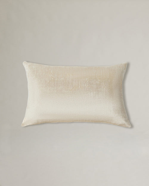 Talik Velvet Rectangular Cushion Cover - Cream