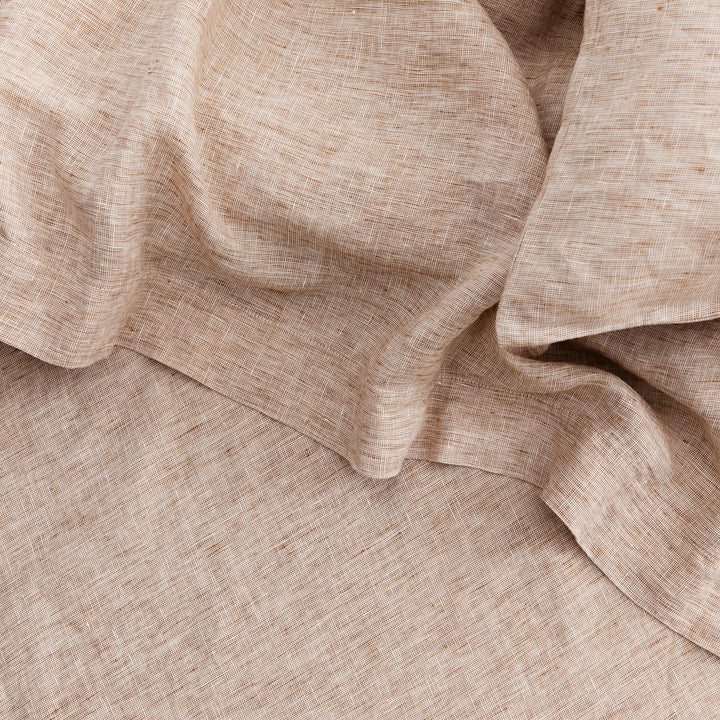 Linen Flat Sheet - Cinnamon
