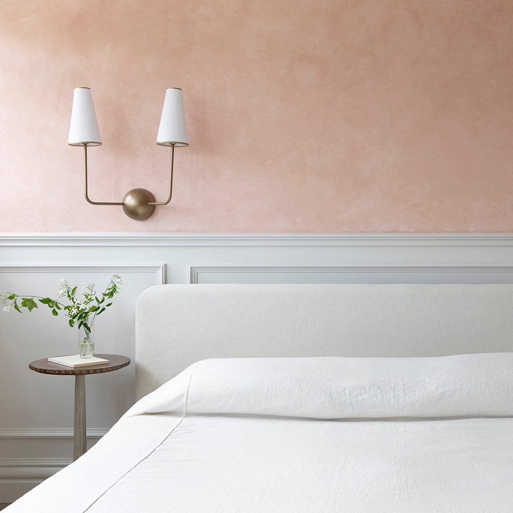 Heavyweight Linen Bedcover Ivory CULTIVER Australia