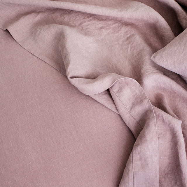 Linen Flat Sheet - Dusk