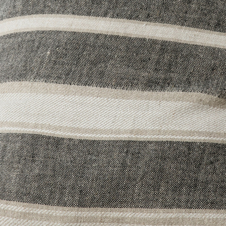 A close up of the Mira Linen Cushion Cover - Enzo