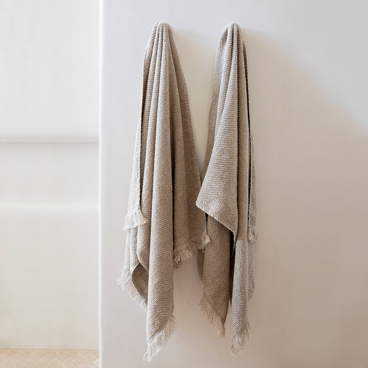 Pure Linen Bath Towel - Natural- CULTIVER -Australia